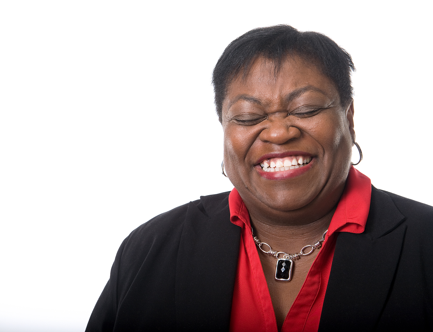 Laughing, giggling, happy, mature woman, African-American, joy, smile, diversity, portrait, activism, immigrant rights, mission, United Methodist Women, human rights, Nashville portrait photographer