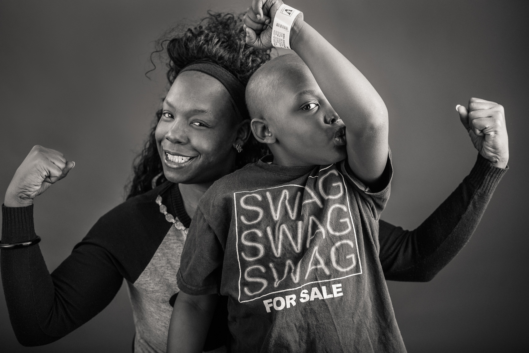 Flashes of Hope, a portrait of strength, a mother with her son who is battling cancer. Resilience, authentic, silly, fun, happy, strength, hope, love, support, together, portrait, editorial, reportage, news, photographer, portraiture