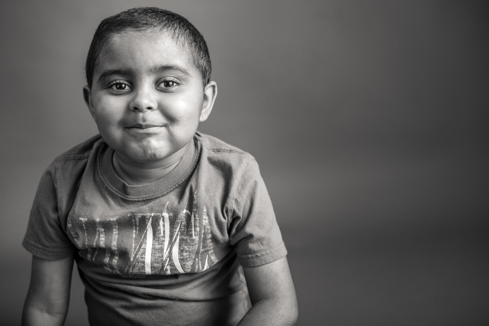 Flashes of Hope, humanitarian, non-profit, studio portrait of a young boy battling cancer at Vanderbilt Children