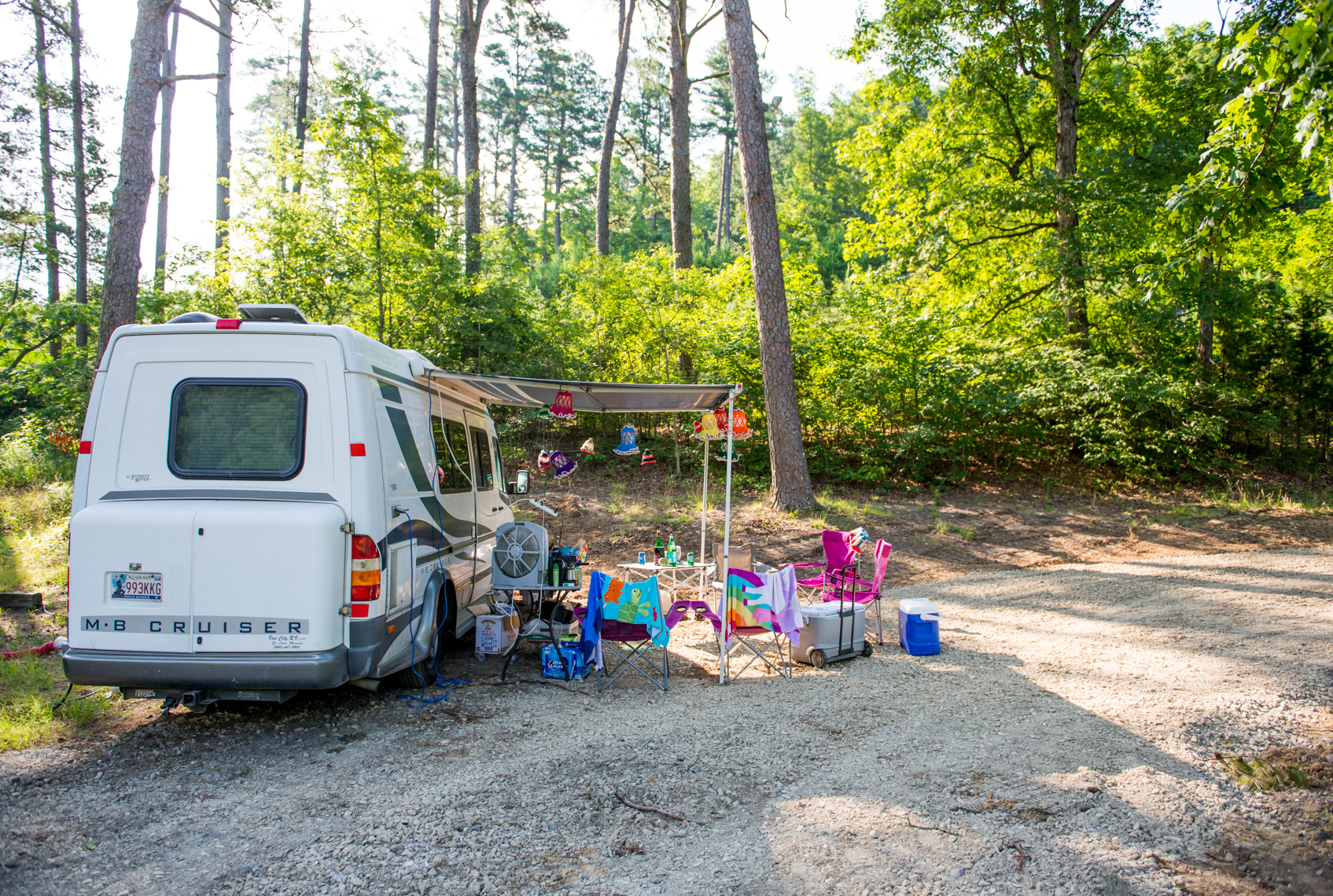 Camper in Little Rock, Arkansas, campground, lifestyle, outdoor, camping, no people, beverage, liquor, beer, lifestyle  photographer