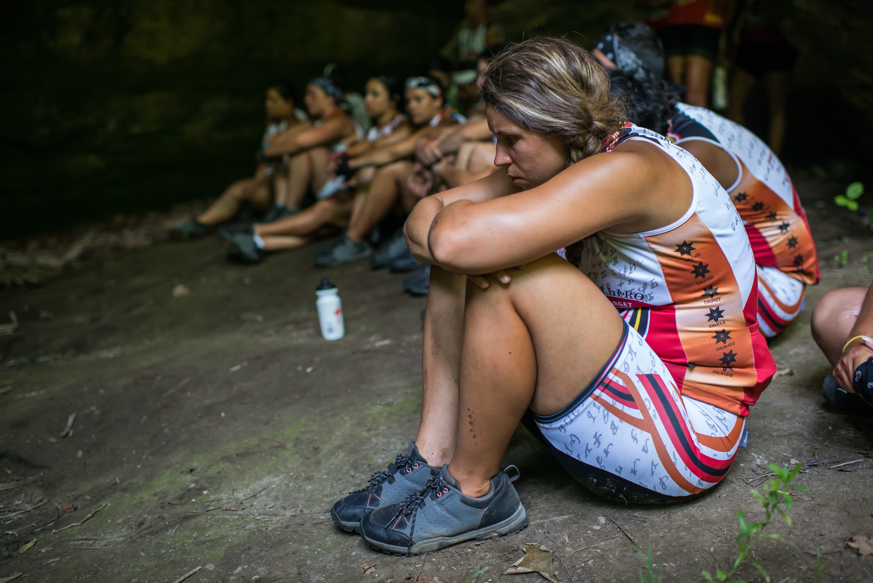 Cherokee Nation Remember the Removal Trail of Tears Memorial Ride. Photography for Smithsonian Magazine by photojournalist, editorial photographer, Kristina Krug, based in Washington DC, Chicago, Nashville, Krug Photo, portrait, photojournalism, reportage, documentary, National Public Radio, Sunday Times, Evening Standard, NPR, NYT, New York Times, Krug Photo, The New Yorker, New York Magazine, Washington Post, resiliance, survival, hope, together, group, connection.